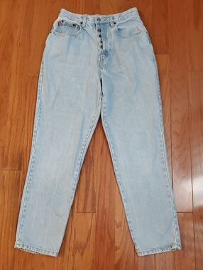 NO EXCUSES JEANS VINTAGE 1990’s Size 13 Juniors Lightwash Button Fly